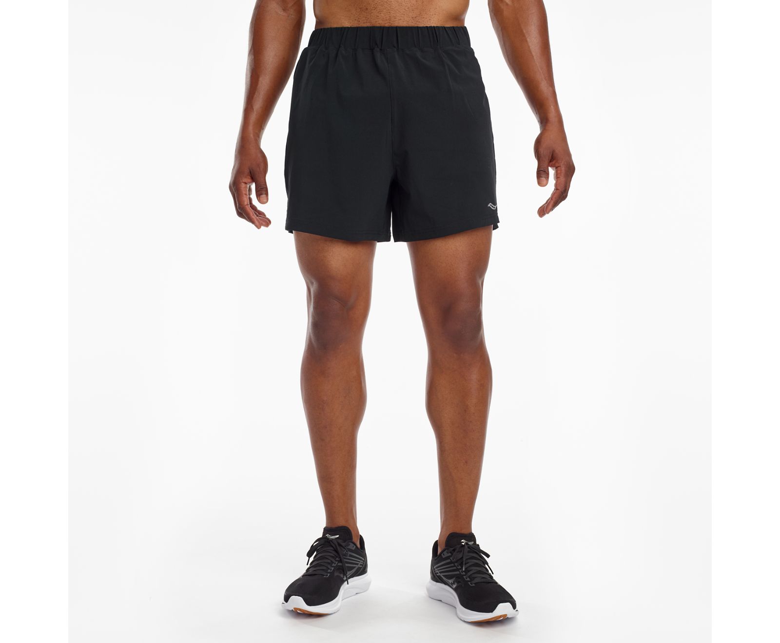 Saucony Outpace 5" Shorts Herr Svarta | Sverige 827DFM